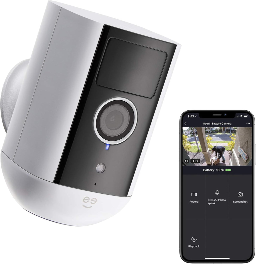 2 Pack 1080P Rechargeable Battery-Powered WiFi Security Camera C679