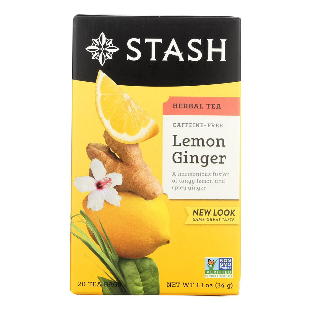 Lemon Ginger Herbal Tea 20 Bags Case Of 6 I534224
