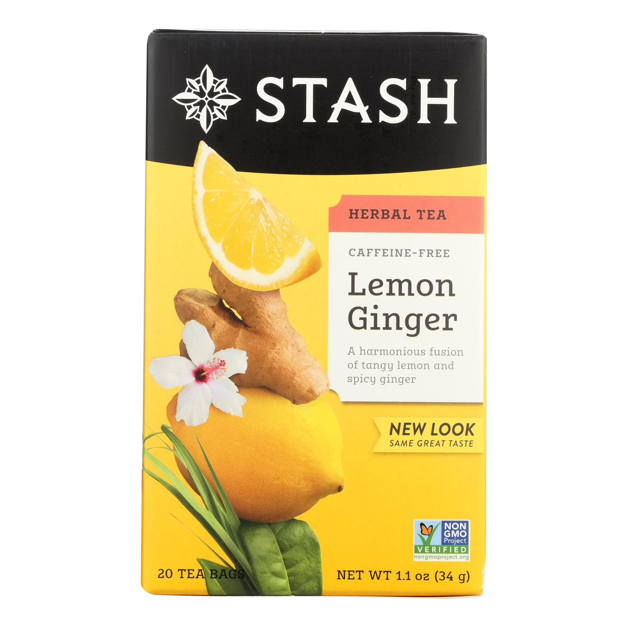 Lemon Ginger Herbal Tea 20 Bags Case Of 6 I534224