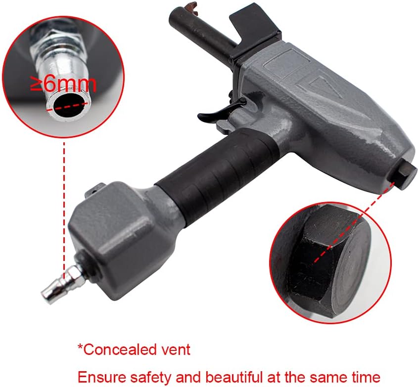 Pneumatic Nail Puller Wood Plank 1.7-3.5MM Air Nail Remover 0.45-0.75Mpa L67584