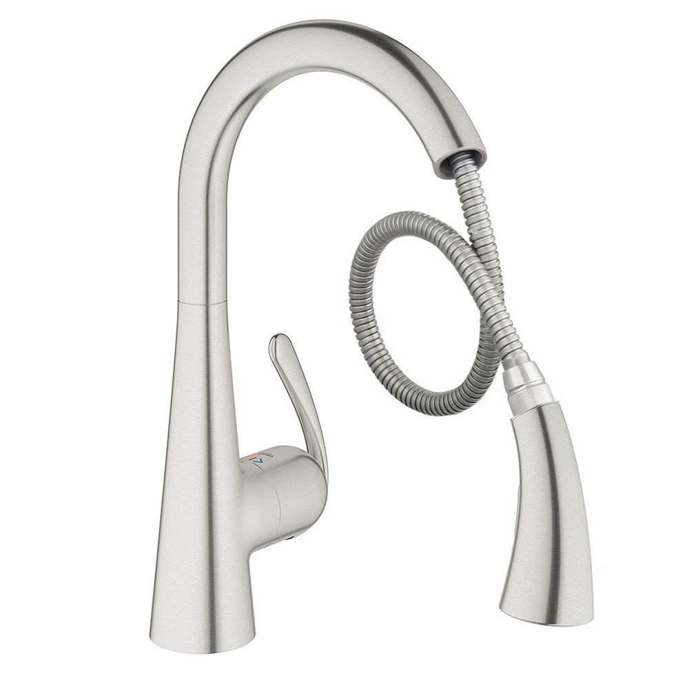 Single Handle Stainless Steel Kitchen Faucet U342430