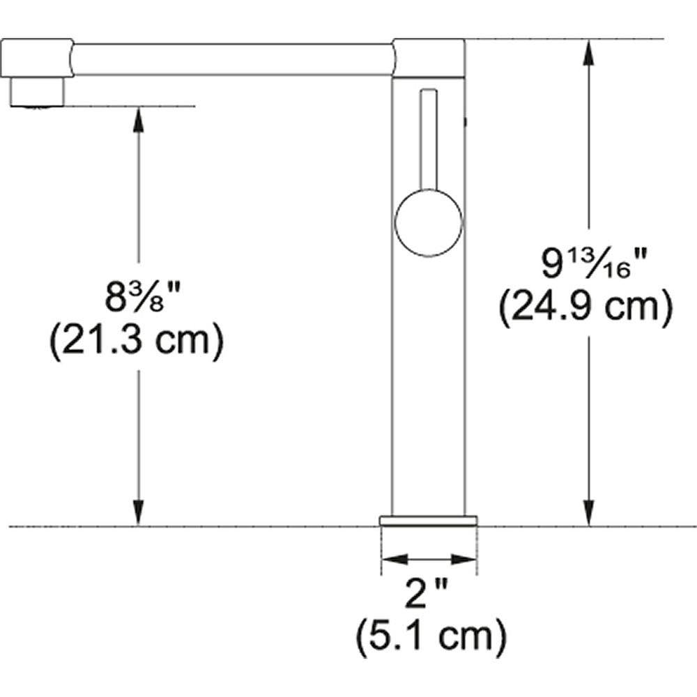 Chrome Prep Faucet D765612