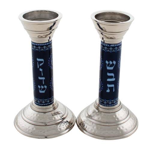 Blue Decorative Candlesticks 15cm X257174