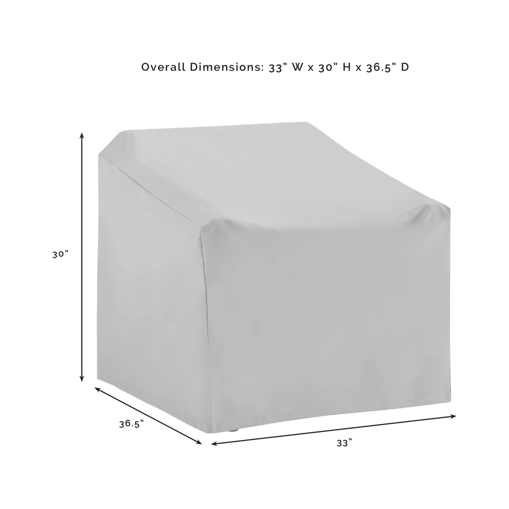 Gray 4 Piece Patio Vinyl Conversation Cover Set M23617