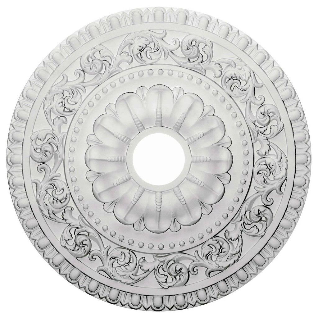 23 1/2x22OD x 3 1/2x22ID x 2 1/8x22P Hand-Painted Flash Copper Ceiling Medallion M4090