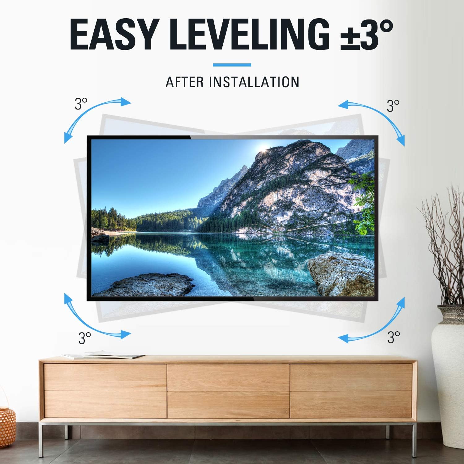TV Wall Mount for 42-86 Inch TV, Full Motion with Articulating Arms, Max VESA 800x400mm M976