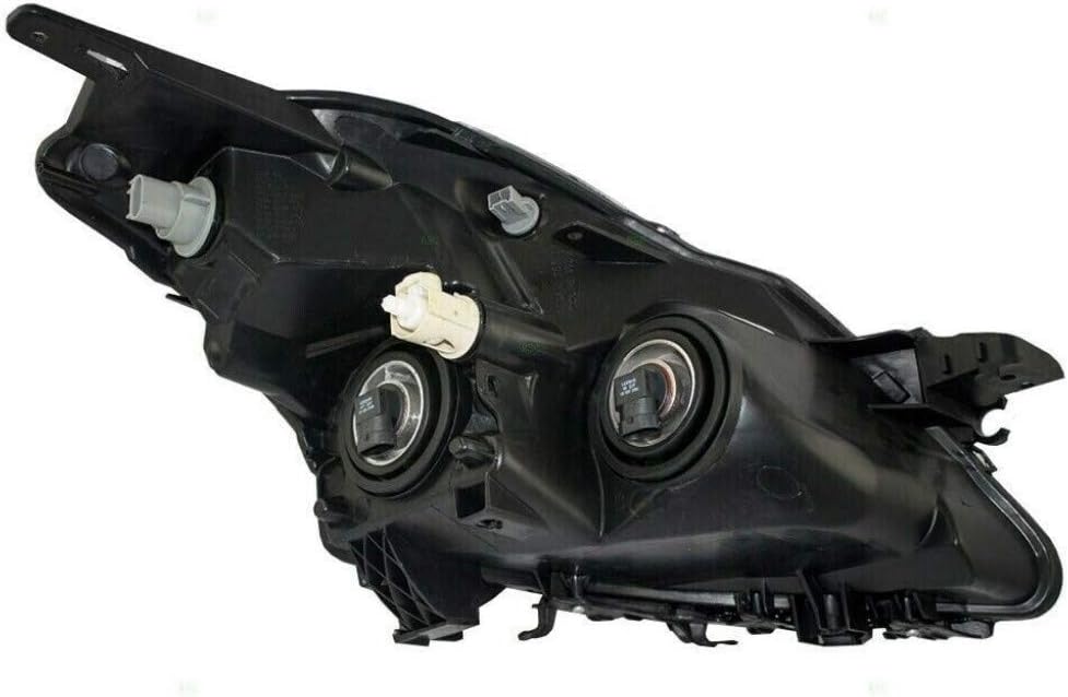 Headlight Assembly 2007 Driver Side Black Bezel Halogen K974