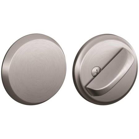 Satin Chrome Door Bolt with Exterior Plate R5690