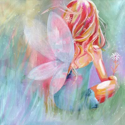 Tall Grass Fairy Canvas Art Z165350