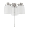 3 Light Universal Fan Light Kit - Polished Nickel L7790