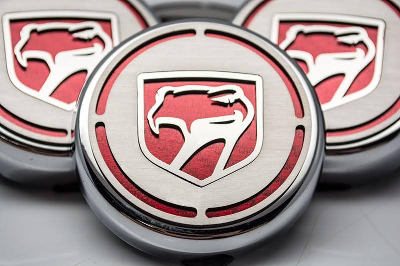 Cap Cover Set 5pc Red Dodge Viper T1602