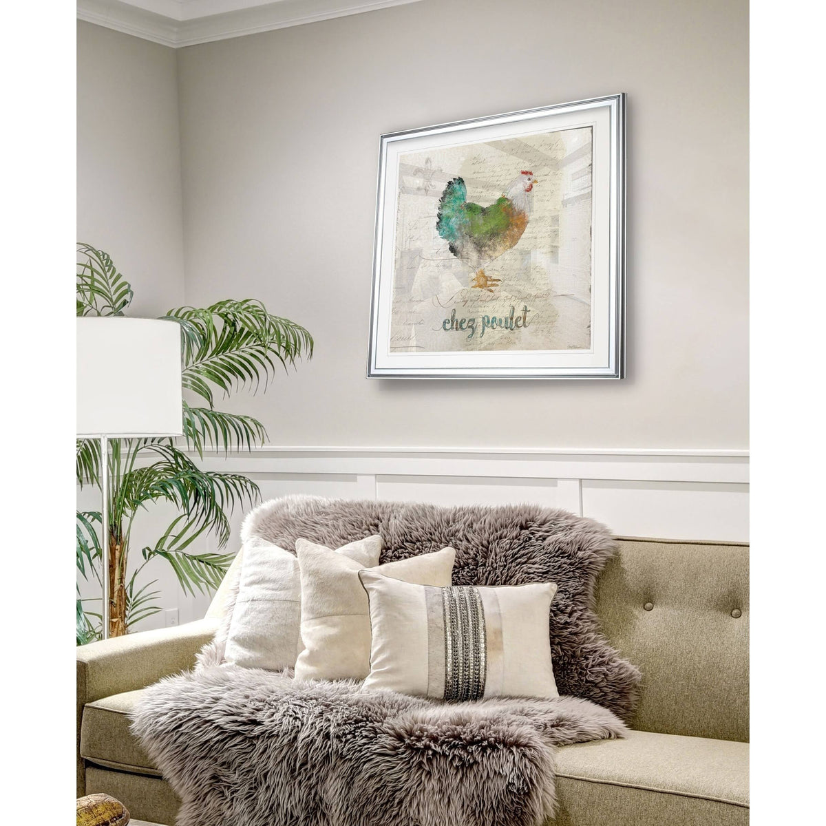 Framed Giclee Print 28 x 28 A2037