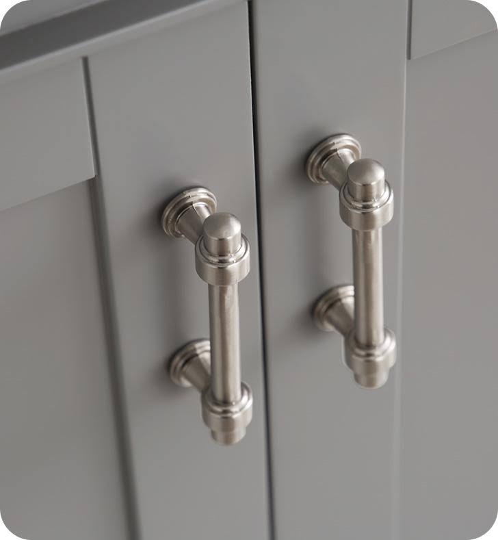 Gray Traditional Bathroom Vanity Q740
