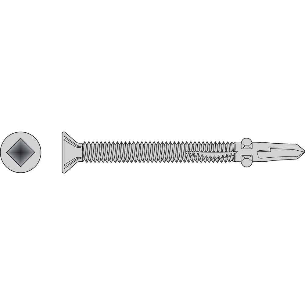 #14 x 3-1/4 x 22 410SS Flat Head Self-Drilling Screw O73627