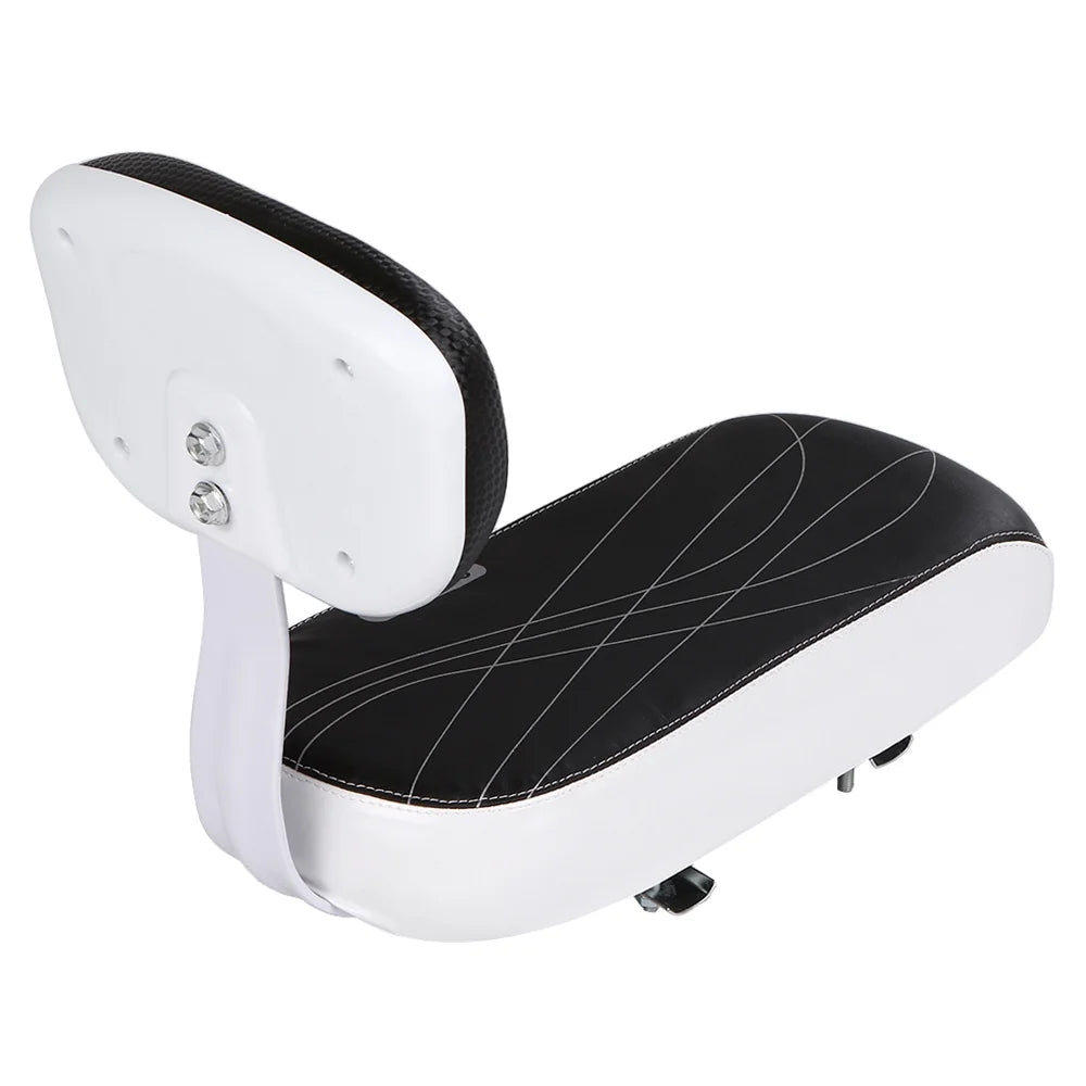 Soft Cushion Rear Bike Seat in PU Leather with Backrest U1011