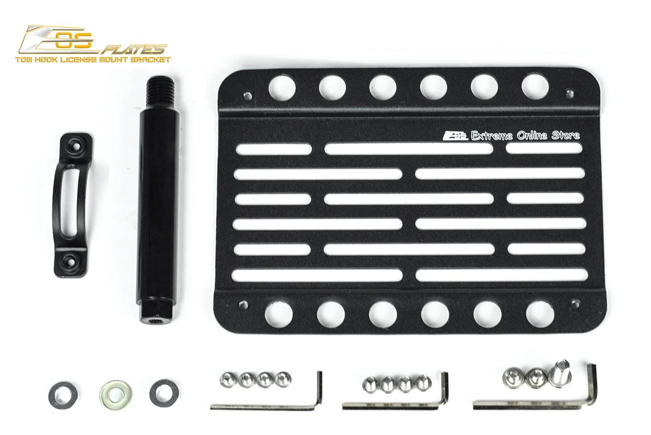 Tow Hook License Plate Relocator Mount Bracket F249