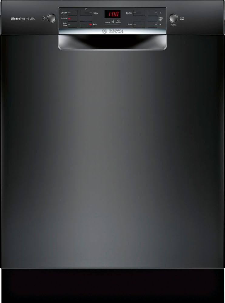24x22 Recessed Handle Dishwasher in Black A5543