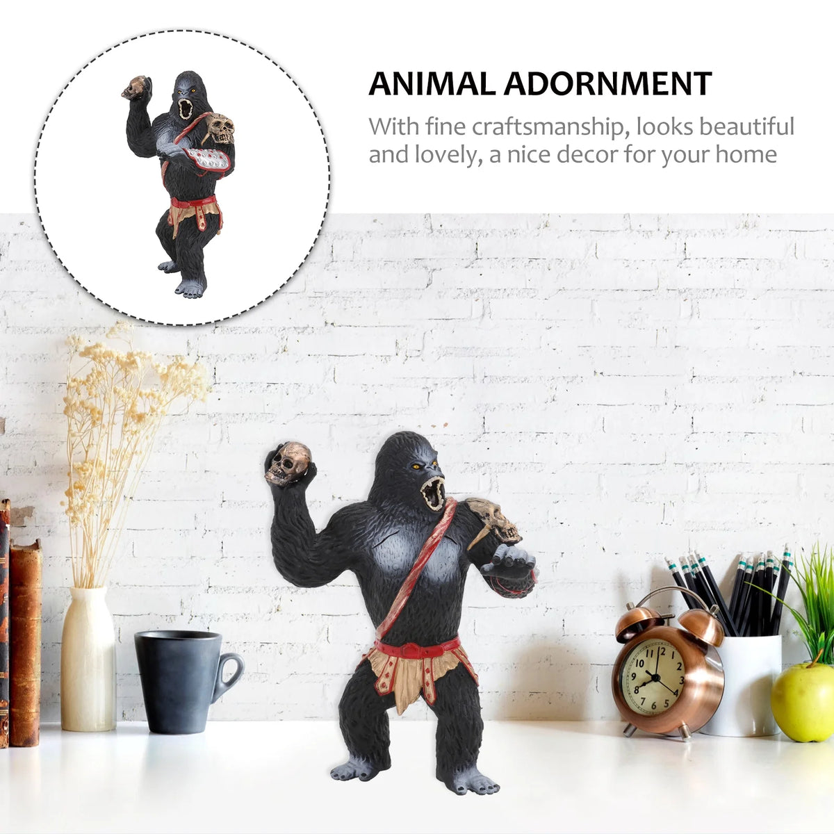 Resin Gorilla Decor Craft B284507