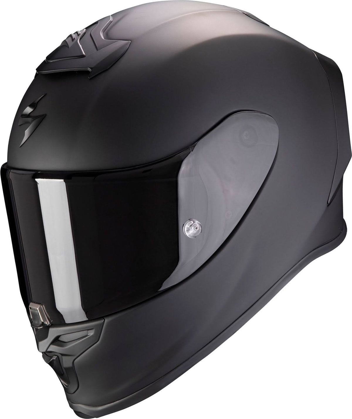 Matt Black Solid Motorcycle Helmet S91655