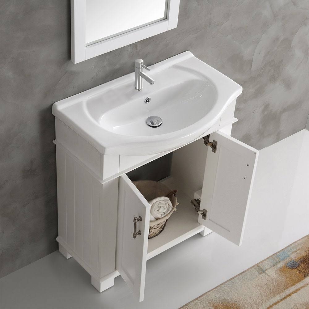 Gray Traditional Bathroom Vanity Q740
