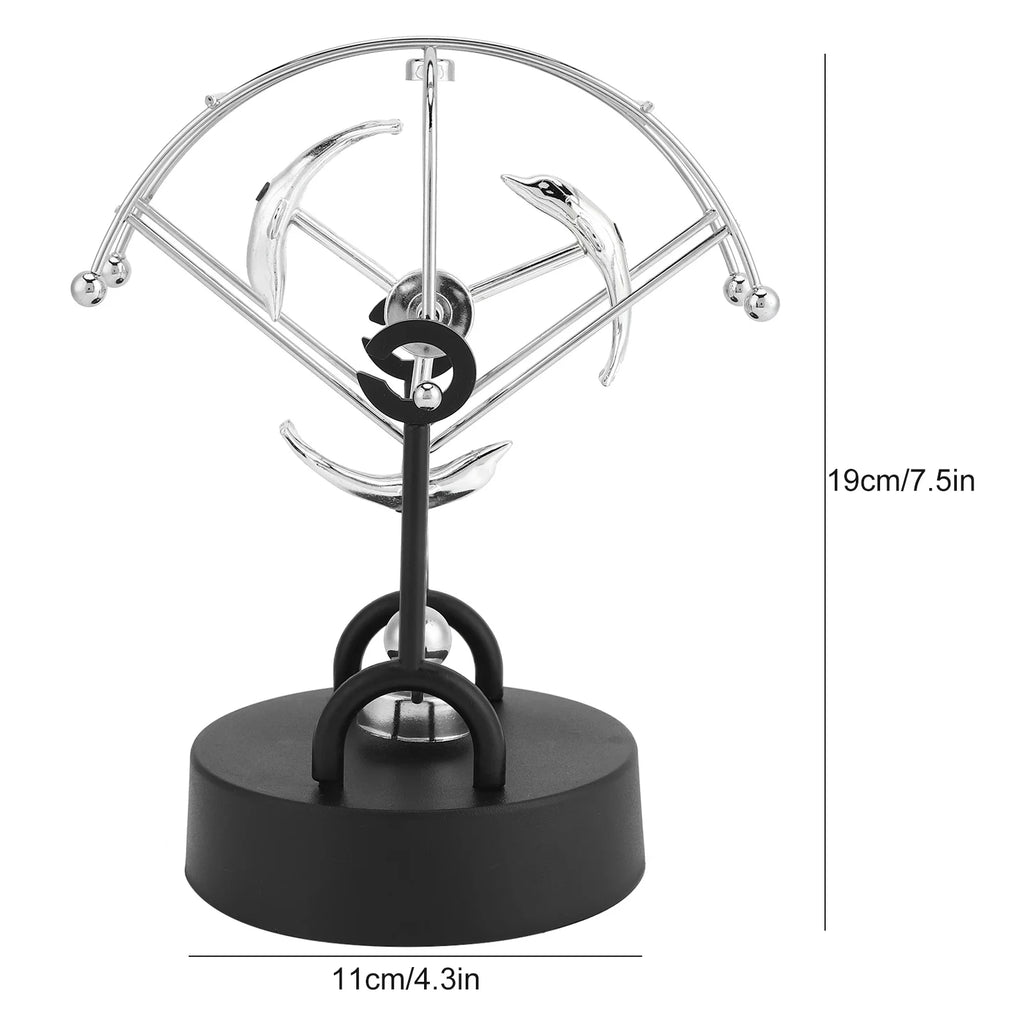 Perpetual Motion Dolphin Desk Toy U643