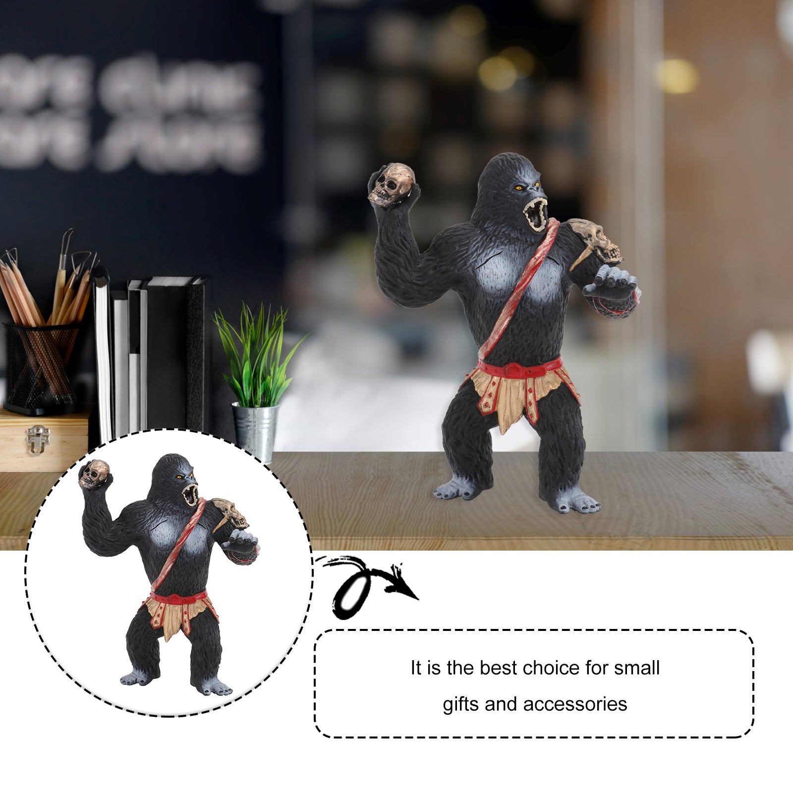 Resin Gorilla Decor Craft B284507