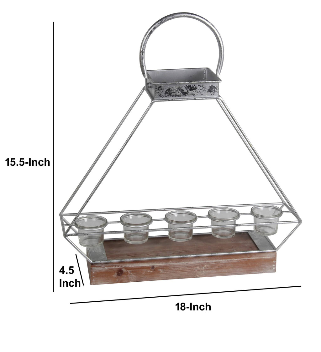Large Metal Candle Lantern E914