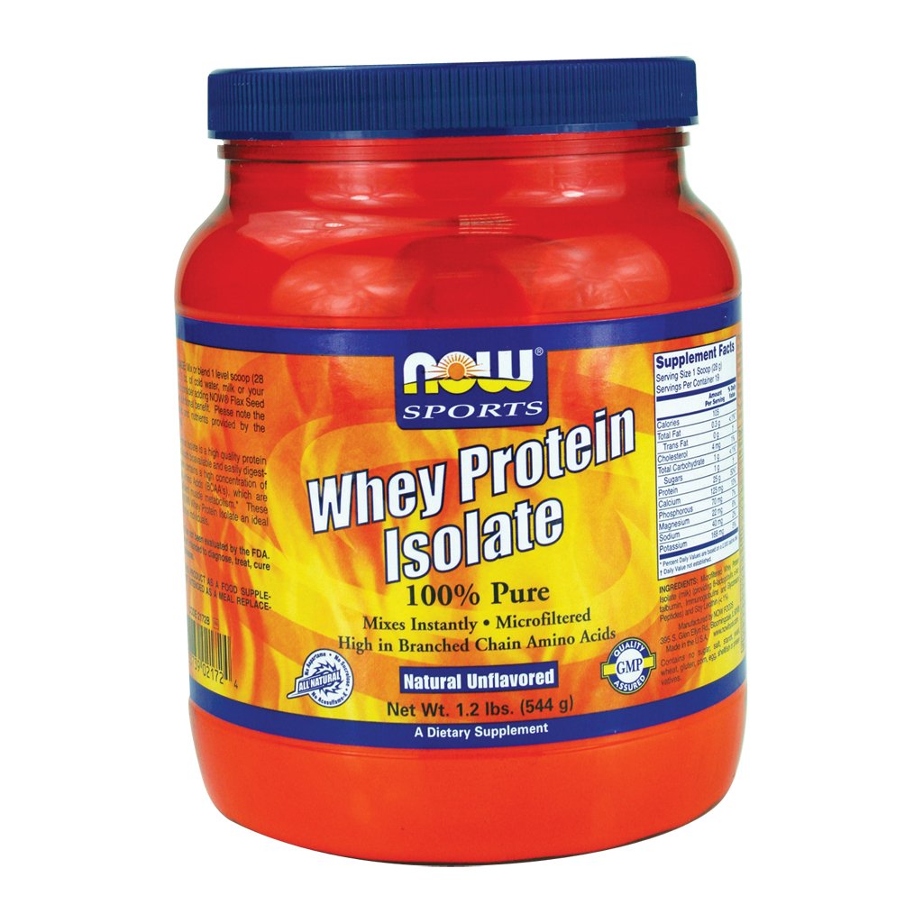 Whey Protein Isolate Unflavored Powder, 1.2 lb (2 pack) H878260