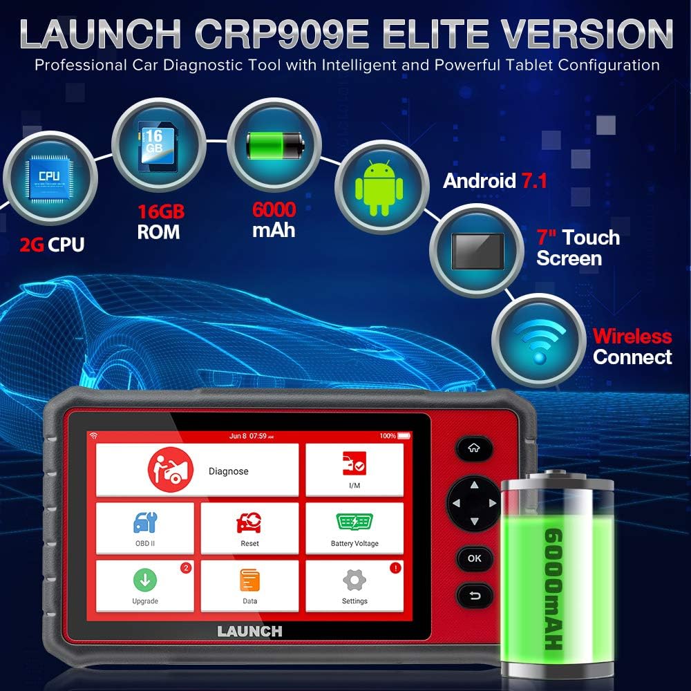 OBD2 Scanner Car Diagnostic Scan Tool E709