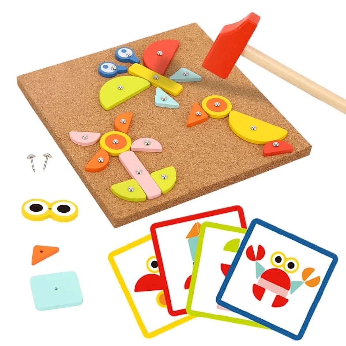 Wooden Hammering Pounding Toy with Mallet C3589