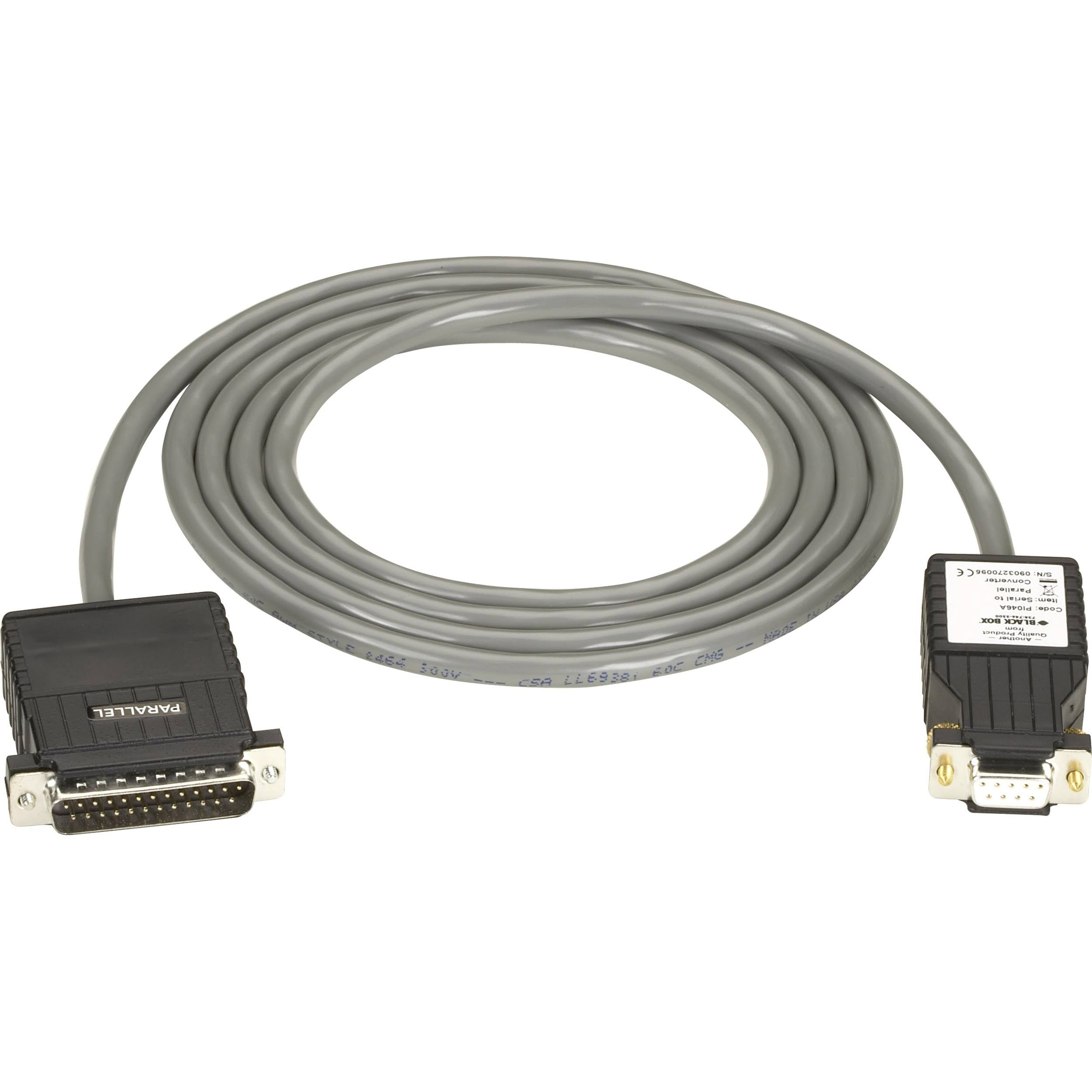 Black Box Async RS-232 to Parallel Converter - DB9 to DB25 Q658689