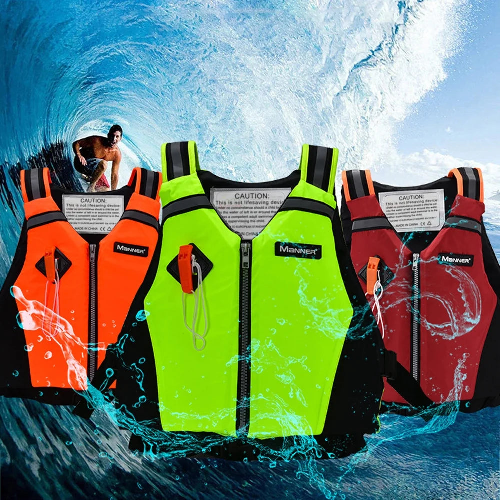 Swimming Zipper Swim Vest S7376