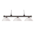 3 Light Olde Bronze Billiard Light B546109
