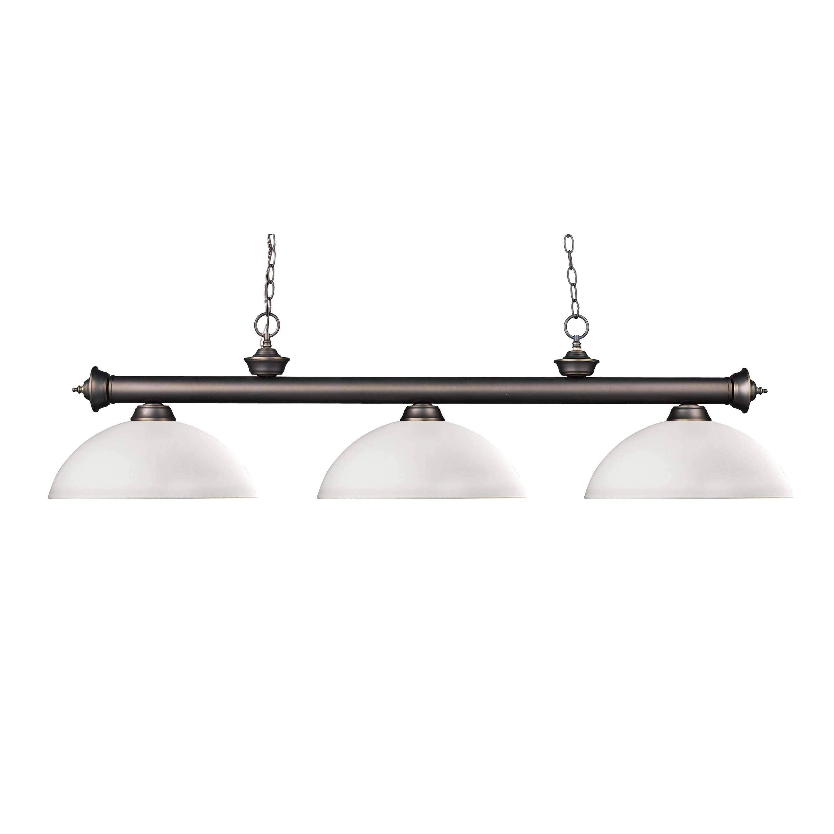 3 Light Olde Bronze Billiard Light B546109