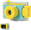 Waterproof Kids Camera Mini 8MP 1080P HD Camcorder with 16GB MicroSD Card (Blue) P76229