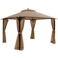 Patio Gazebo with Netting L54318