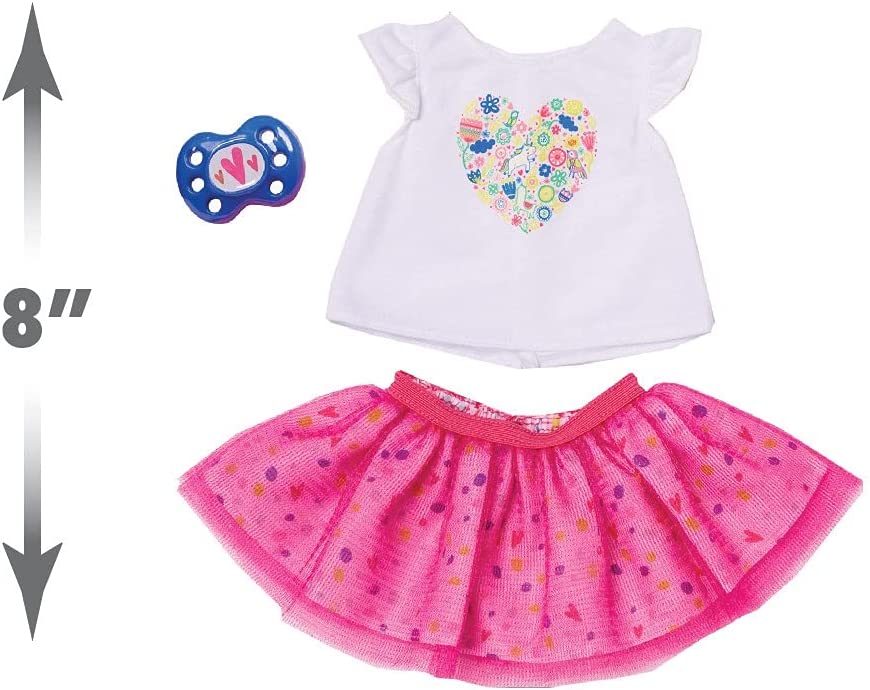 White Tee Pink Tutu Outfit Set Y918