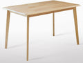 Natural Solid Rubber Wood Dining Table R5229