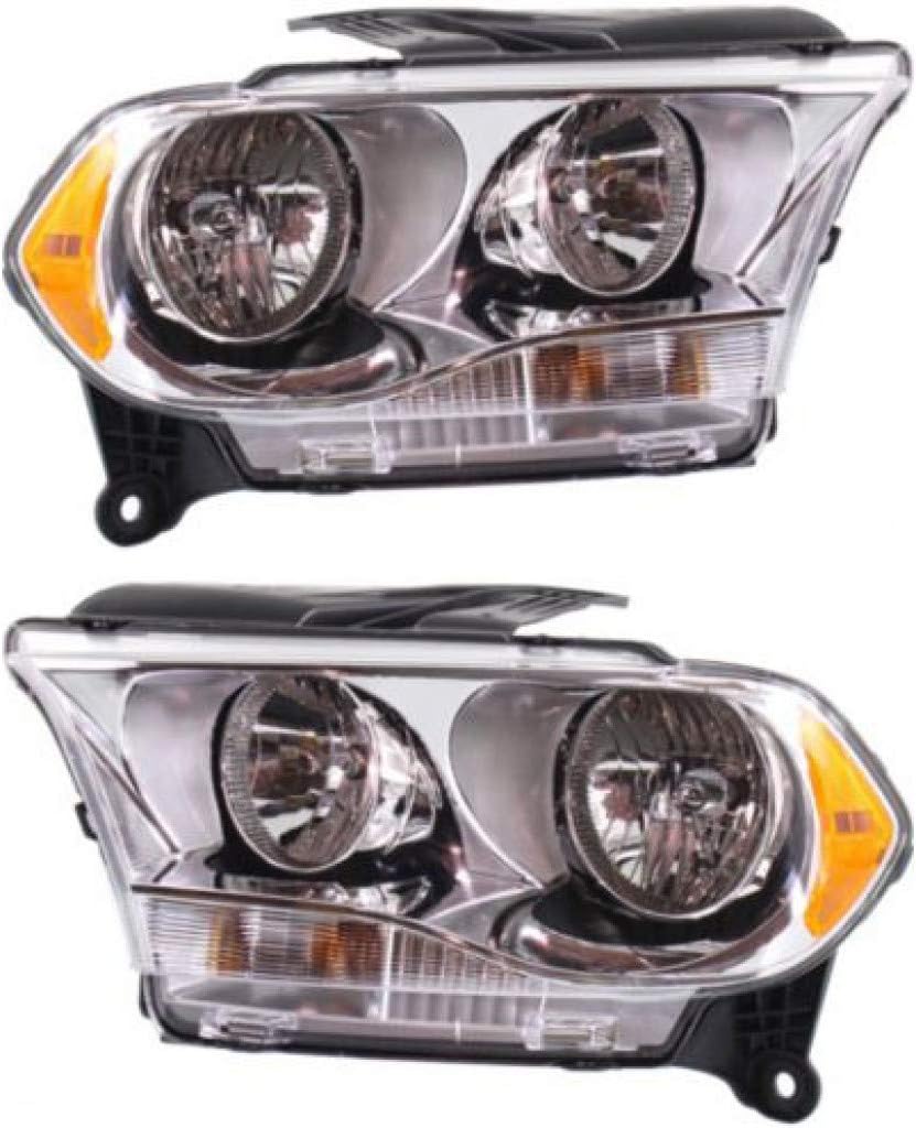 Headlight Assembly Pair for Dodge Durango 2011 2012 2013 O60710