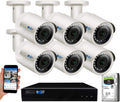 8 Channel 4K NVR 5MP POE Security Camera System with 2TB Hard Drive D81752