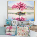 Gold Floater Frame Canvas Painting F5233