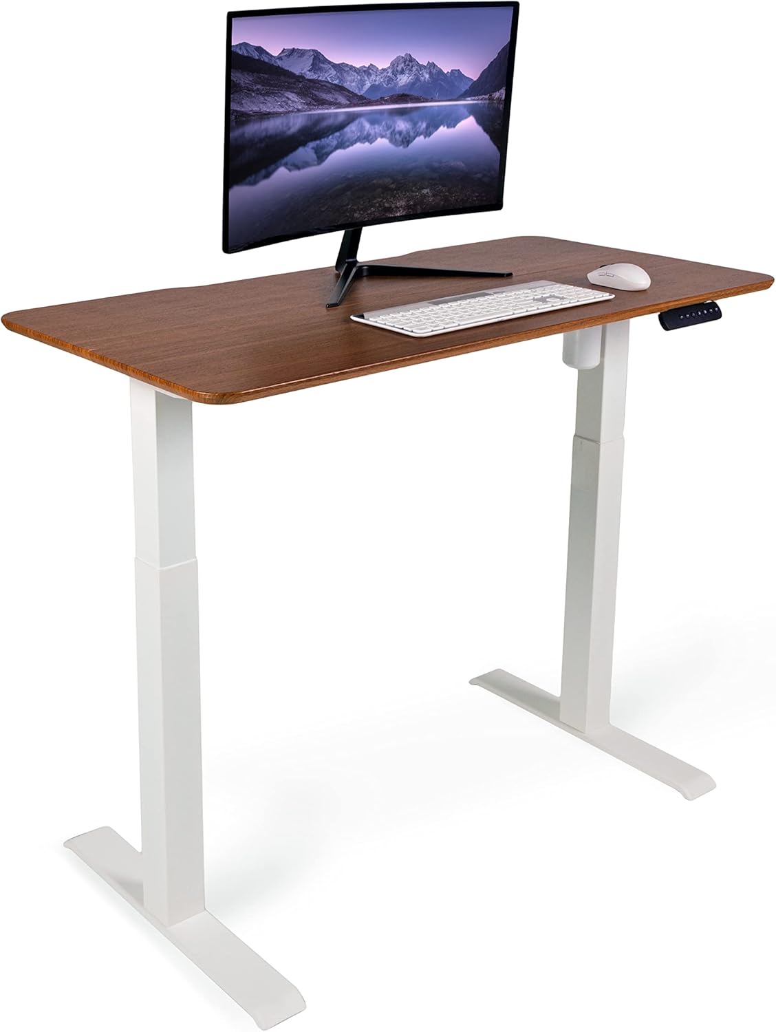 Electric Standing Desk 48" x 24" Height Adjustable Sit to Stand Desk Black A980