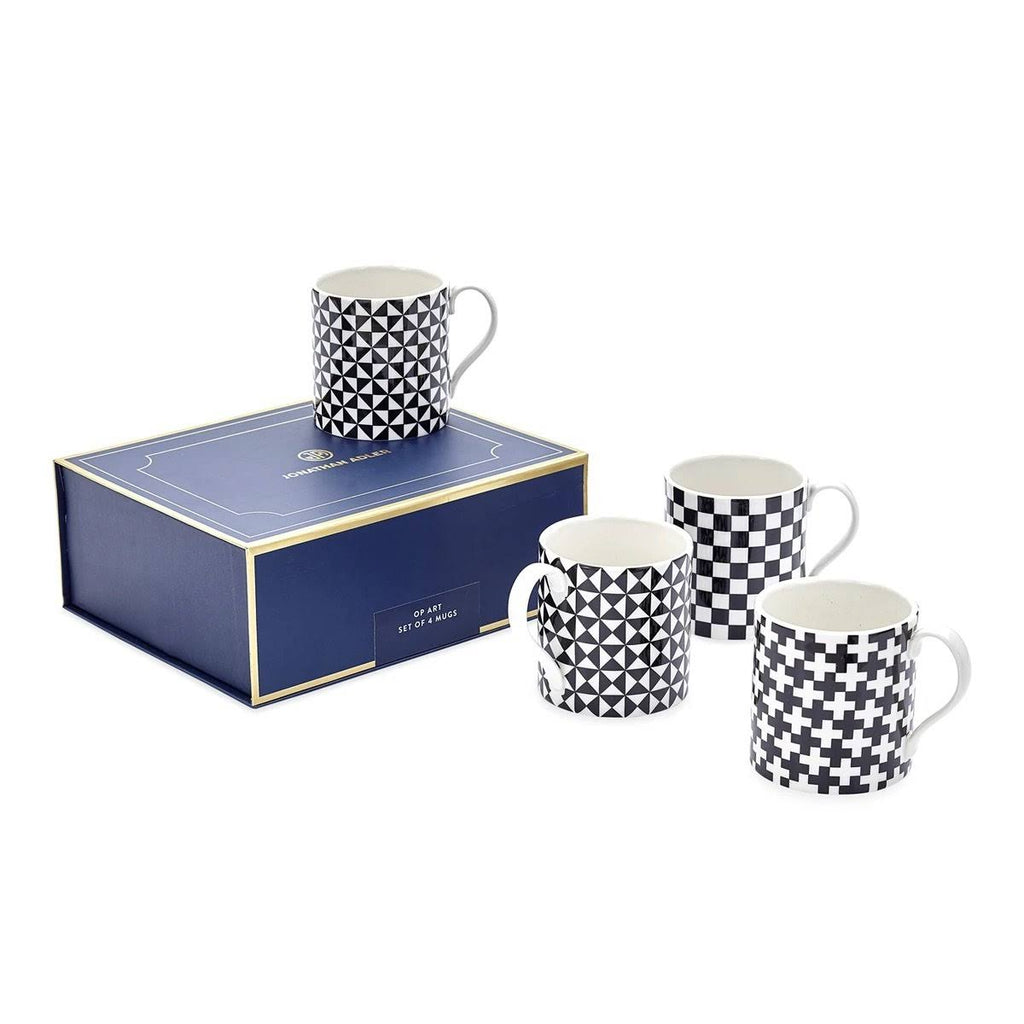 Op Art Mug Set Of 4 Q3979