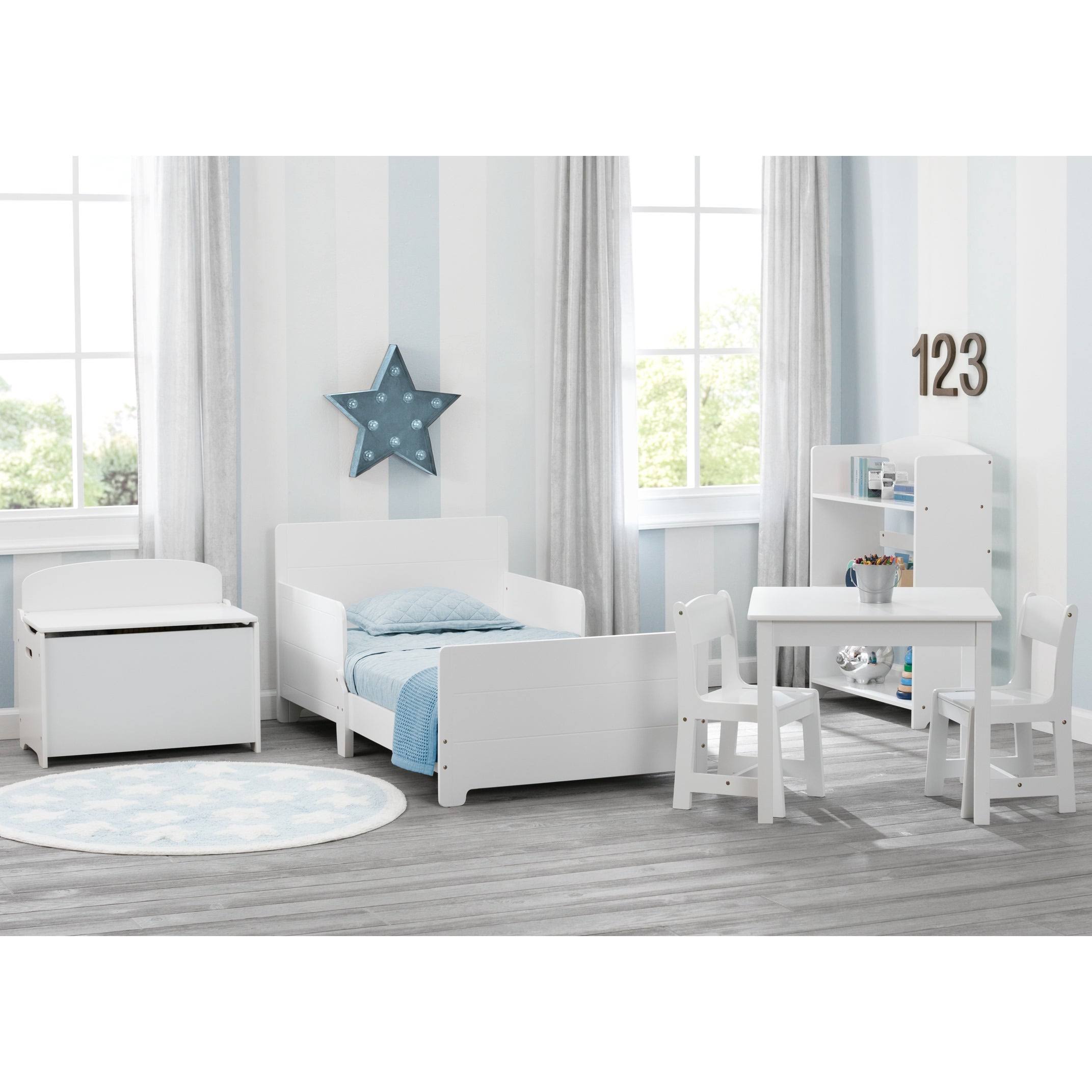 Bianca White Toddler Bed N8384