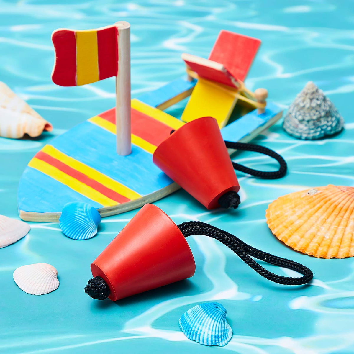 8 Pieces Silicone Kayak Scupper Plug Kit with Lanyard S507680