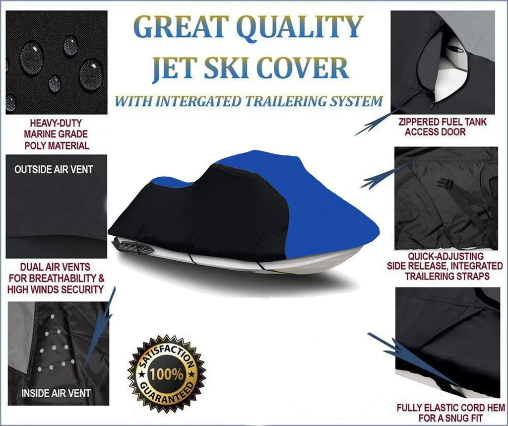 Heavy-Duty Jet Ski PWC Trailerable Cover G8699