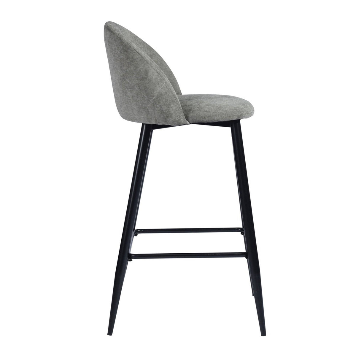 Mid-Century Modern Counter Stools (Set of 2) Brown T251871