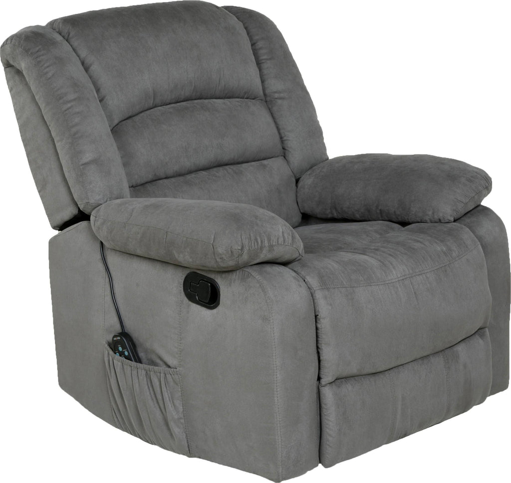 Gray Massaging Rocker Recliner H887962