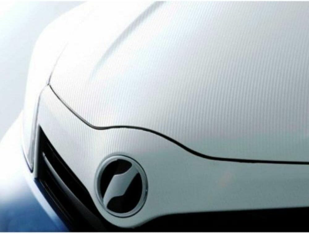 White Carbon Fiber Vinyl Flex Wrap Pack of 2 N1161