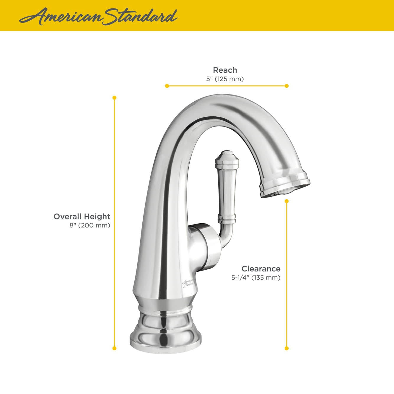 Single-Handle Bathroom Faucet with Pop-Up Drain H528335